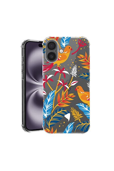 bestcase Husă pentru Apple iPhone 17 cu Design Păsări Colorate, Antișoc, Colț...