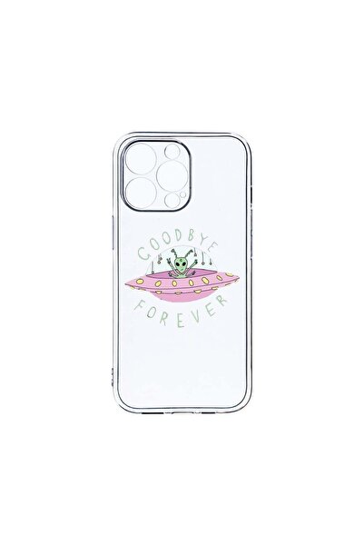 bestcase Husa Clear Silicon 2MM, Compatibilă cu Apple iPhone 14 Pro, Universe...