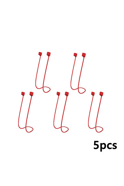 Choice10 No Magnetic 5pcs Red Magnetic Wireless Earphone Hanging Rope Cable F...