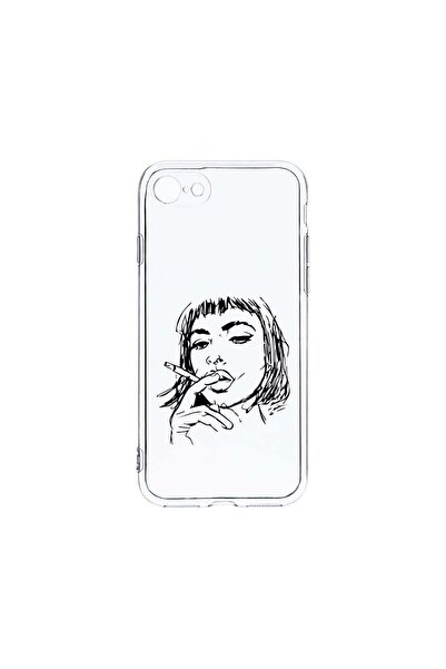 bestcase Clear Silicone Case 2MM, Compatible with Apple iPhone SE 2, Woman, S...