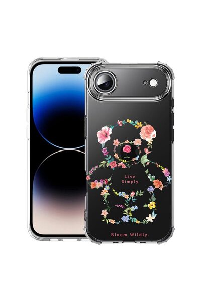 bestcase Husă pentru Apple iPhone 17 Air cu Design Ursuleț de pluș Live Simpl...