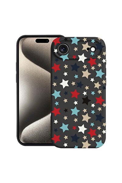 bestcase Husă pentru Apple iPhone 17 Air cu Design Stars, Silicon Premium, Mi...