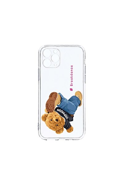 bestcase Husa Clear Silicon 2MM, Συμβατή με Apple iPhone 11 Pro, Breakdance -...