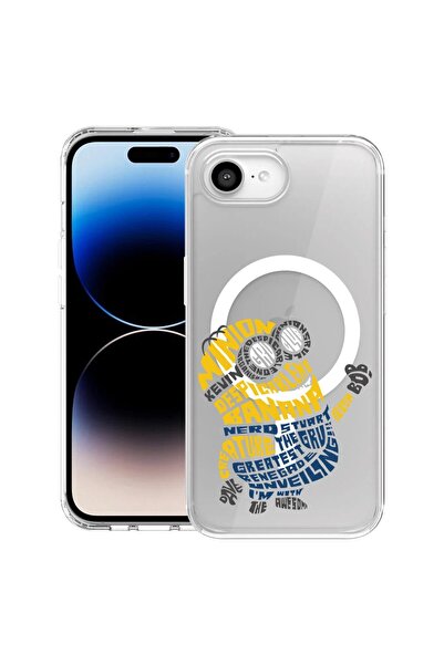 bestcase Husă pentru Apple iPhone 16e cu Design Calligraphy Minion, Mag Anti ...