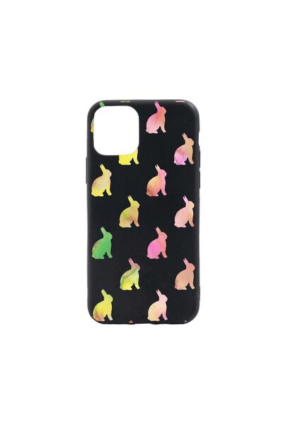 bestcase Husa Silicon Compatibila Cu Apple iPhone 11 Pro, Cool Rabbits, rezis...