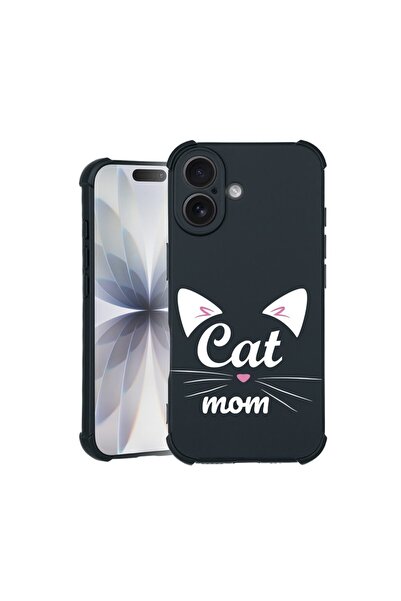 bestcase Θήκη TPU Pro Shock Συμβατή με Apple iPhone 17, με σχέδιο Γάτα Μαμά, ...