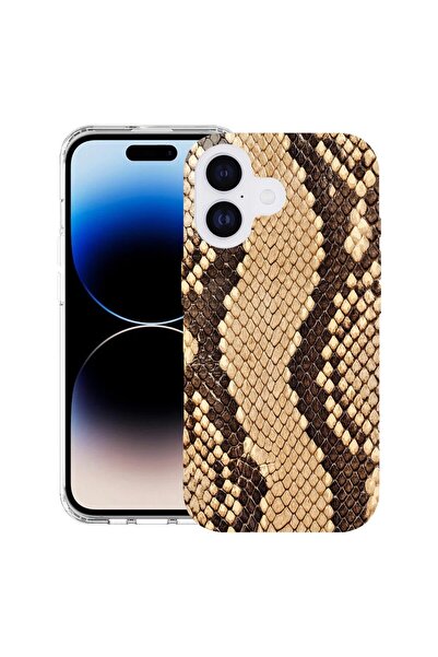 bestcase Θήκη για Apple iPhone 17 με Σχέδιο Δέρματος Φιδιού, Αντικραδασμική T...