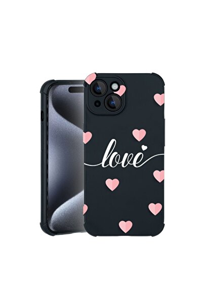 bestcase Θήκη TPU Pro Shock Συμβατή με Apple iPhone 15, με σχέδιο Αγάπη Ιπτάμ...