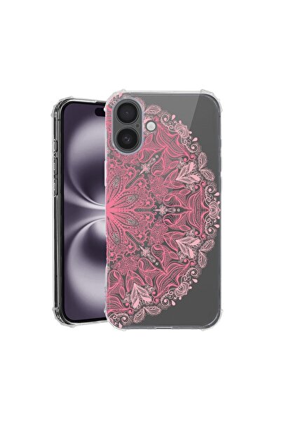 bestcase Case for Apple iPhone 16, Anti Shock 1.5MM, Lace Pink, Shock Resista...
