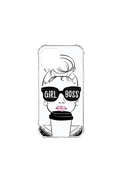 bestcase Husa Anti Shock 1.5MM, compatibilă cu Apple iPhone 12 Pro Max, Girl ...