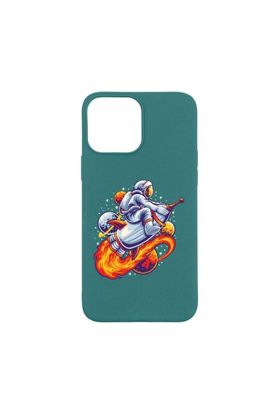 bestcase Husa Silicon Compatibila Cu Apple iPhone 13 Pro Max, Astronaut, rezi...