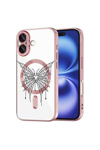 bestcase Πολυτελής Θήκη MagSafe, Συμβατή με Apple iPhone 16, Πεταλούδα, Εξαιρ...