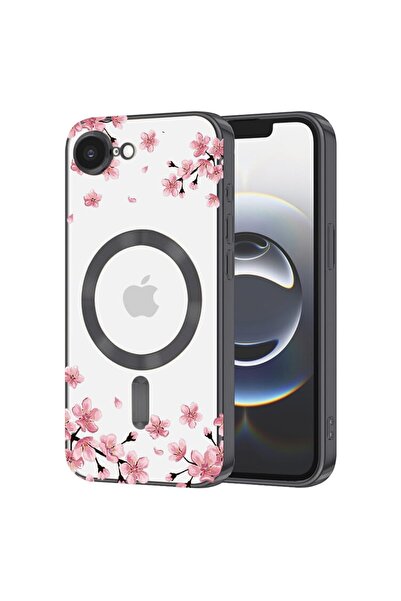 bestcase Πολυτελής Θήκη MagSafe, Συμβατή με Apple iPhone 16e, Άνθη Κερασιάς -...