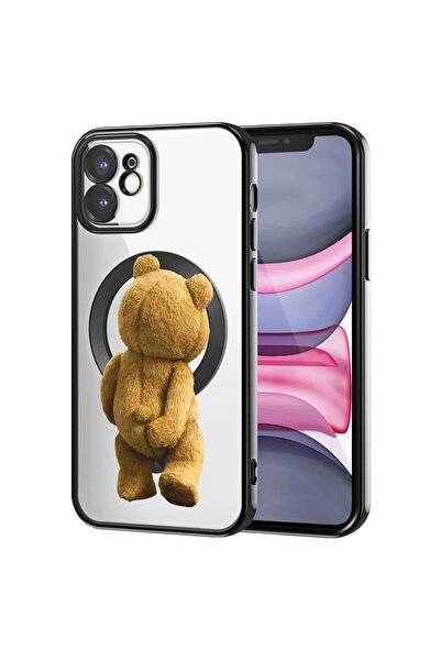 bestcase Husa Luxury MagSafe, Compatibila Apple iPhone 12, Urs poznas ‚Äì des...