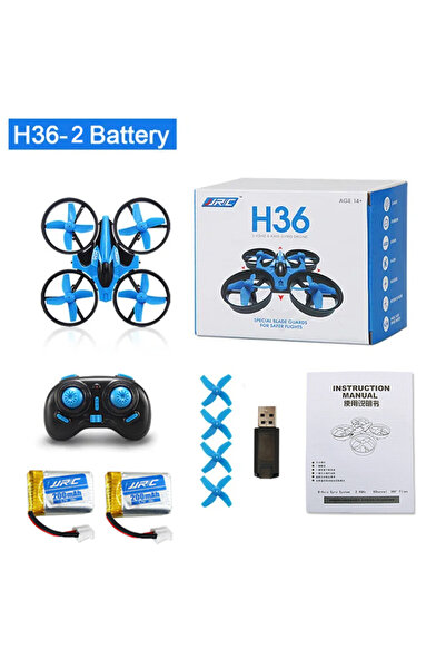 choice2 طائرة بدون طيار صغيرة JJRC H36 ببطارية Blue-2، 4 قنوات، 6 محاور، وضع ...