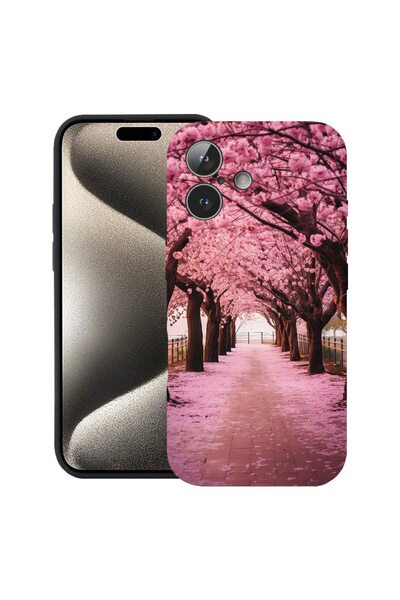 bestcase Θήκη για Apple iPhone 17 με Σχέδιο Δέντρα με Άνθη Κερασιάς, Σιλικόνη...
