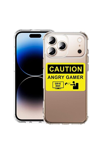 bestcase Husă pentru Apple iPhone 17 Pro Max cu design Angry Gamer, Antișoc, ...