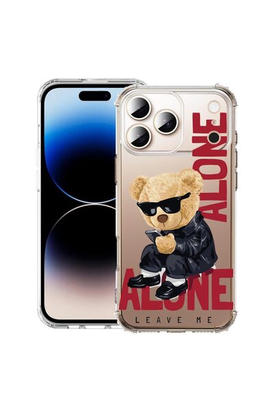 bestcase Husă pentru Apple iPhone 17 Pro cu design Ursulețul „Lasă-mă în pace...