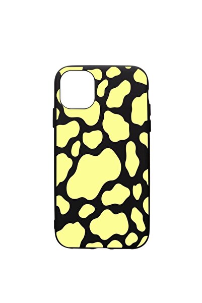 bestcase Θήκη σιλικόνης premium συμβατή με Apple iPhone 12, Κίτρινη Αγελάδα, ...