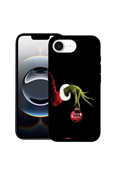 bestcase Husă pentru Apple iPhone 16e, Silicon Premium Subțire 1.2MM, Xmas Gr...