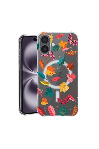 bestcase Θήκη για Apple iPhone 16, MagSafe Αντικραδασμική, Φθινοπωρινά Χρώματ...