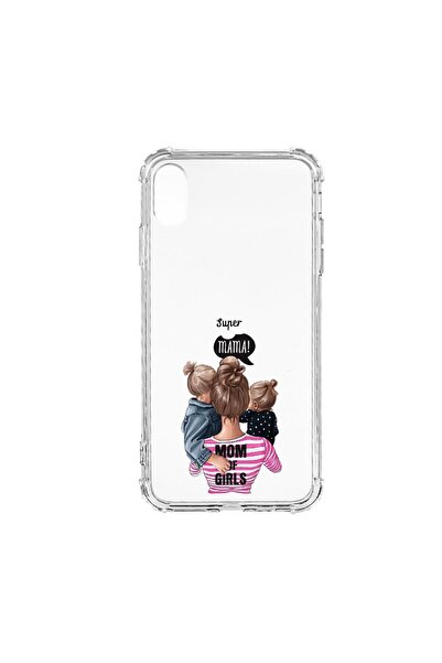 bestcase Αντικραδασμική Θήκη, Συμβατή με Apple iPhone XS Max, Σούπερ Μαμά, Σι...