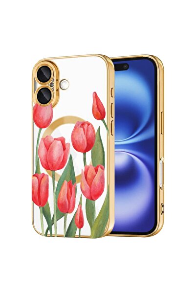 bestcase Πολυτελής Θήκη MagSafe, Συμβατή με Apple iPhone 16 Plus, Κόκκινες Το...