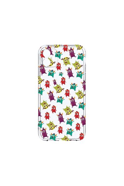 bestcase Διαφανής Θήκη Σιλικόνης 2MM, Συμβατή με Apple iPhone 12 Mini, Σχέδιο...