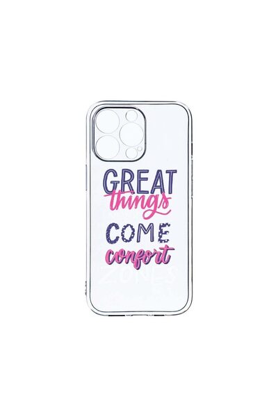 bestcase Husa din silicon transparent de 2MM, compatibilă cu Apple iPhone 13 ...