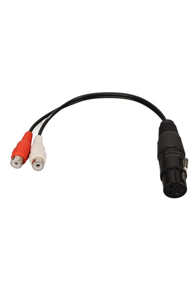 Choice كابل آخر من نوع Dual RCA إلى 1 XLR أنثى إلى أنثى، صوت واضح، مقاوم للتآ...