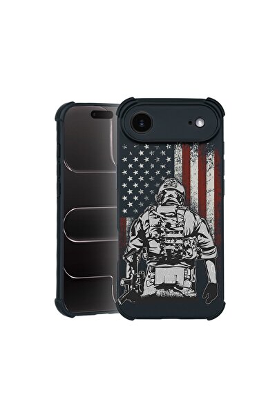 bestcase Husa TPU Pro Shock Compatibila cu Apple iPhone 17 Air, cu Design Ame...