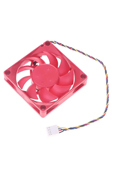 Choice KOQZM RED 7015 Cooling Fan 70x70x15mm 4-Wire PWM, 12V 0.25A PC Case Fa...