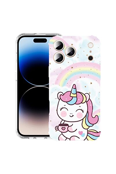 bestcase Husă pentru Apple iPhone 17 Pro Max cu Design Micuț Unicorn, Antișoc...