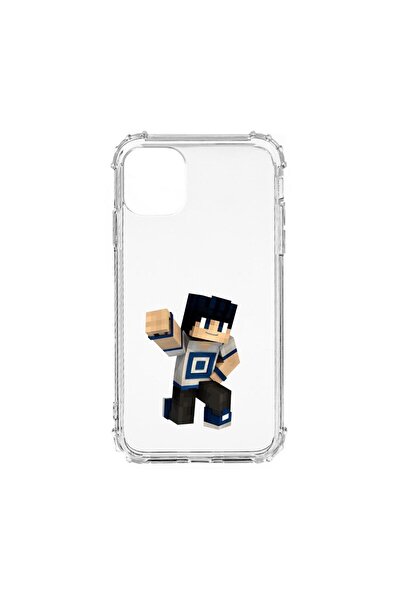 bestcase Αντικραδασμική Θήκη, Συμβατή με Apple iPhone 12 Mini, Minecraft, Σιλ...