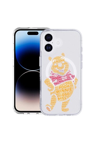 bestcase Husă pentru Apple iPhone 17 cu design Calligraphy Pooh, Mag Anti Sho...