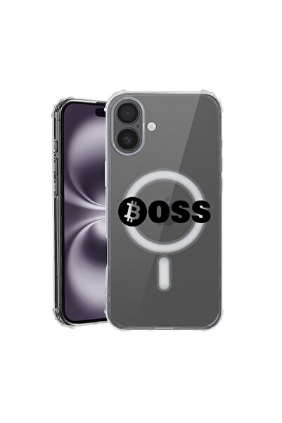 bestcase Husa pentru Apple iPhone 16 Plus, MagSafe Anti Shock, Bitcoin Boss, ...