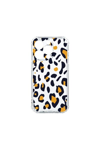 bestcase Противоударен калъф 1.5ММ, съвместим с Apple iPhone 15 Pro, с леопар...