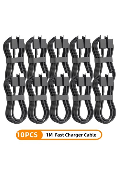 Choice كابل شحن سريع USB نوع C إلى C بقوة 100 واط، طول 1 متر، 10 قطع، لهواتف ...