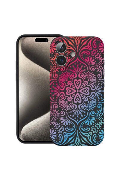 bestcase Husa pentru Apple iPhone 17 cu Design Mandala Color, Premium Silicon...