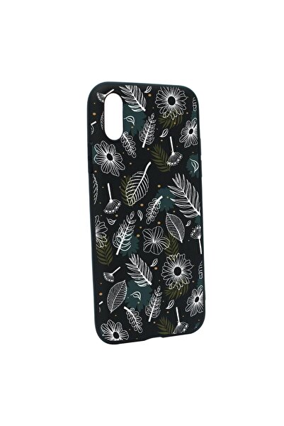 bestcase Husa Silicon Compatibila Cu Apple iPhone XS Max, Flowers, rezistenta...