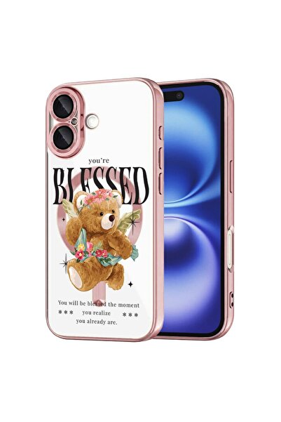 bestcase Husa Luxury MagSafe, Συμβατό με Apple iPhone 16 Plus, Αρκουδάκι Ευλο...