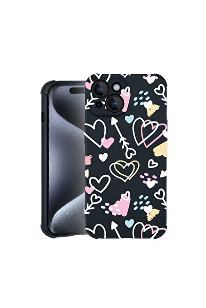 bestcase Θήκη TPU Pro Shock Συμβατή με Apple iPhone 15, με Σχέδιο με Σύμβολα ...