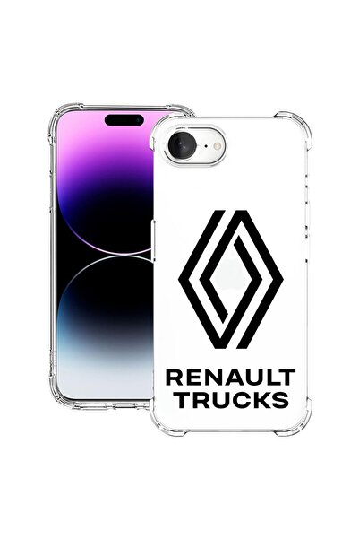 bestcase Калъф за Apple iPhone 16e, Удароустойчив 1.5ММ, Renault Trucks, Защи...