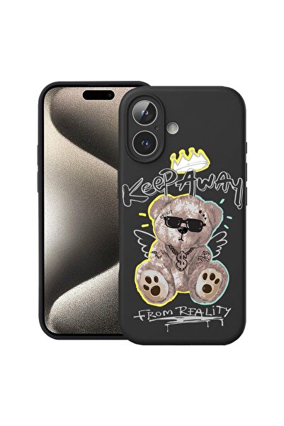 bestcase Θήκη για Apple iPhone 17 με σχέδιο Teddy Bear Keep Away, Σιλικόνη Pr...