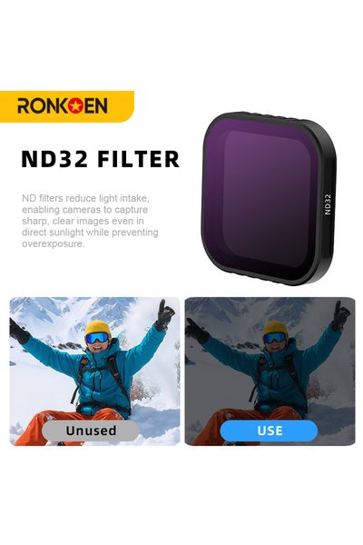 Choice1 ND32 Filter Ronkoen CPL ND8 ND16 ND32 Lens Filter Kit Aluminum Alloy ...