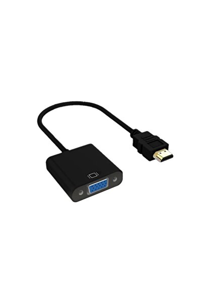 Choice كابل محول HDMI إلى VGA أسود بدقة 1080 بكسل، موصل HDMI ذكر إلى VGA أنثى...