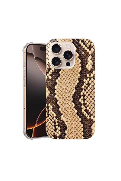 bestcase Θήκη για Apple iPhone 16 Pro Max, Αντικραδασμική 1.5MM, Μοτίβο δέρμα...