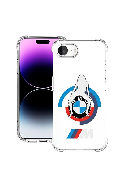 bestcase Калъф за Apple iPhone 16e, Удароустойчив 1.5ММ, BMW M Power, Защита ...