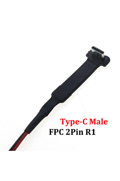 Choice7 كابل مسطح مرن من نوع C بموصلات 2Pin و3Pin مع مقاومة، مناسب للهواتف ال...