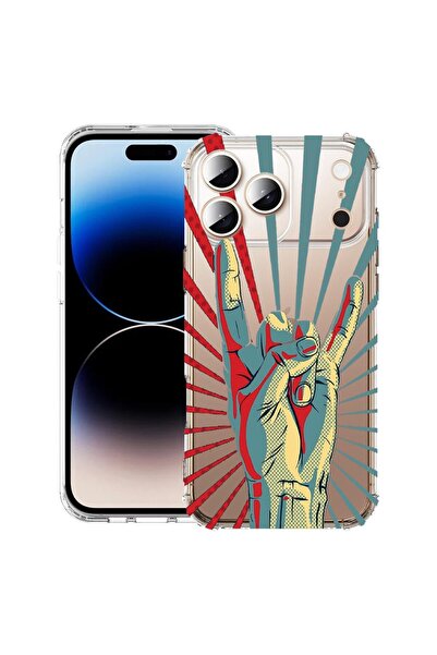 bestcase Husă pentru Apple iPhone 17 Pro cu design Rock Festival, Antișoc, Co...